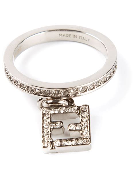 f is fendi ring silver|fendi rings for women.